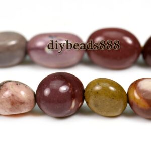 15 Inch Strand Of Mookaite Chip Bead,nugget Beads,centre Drilled Beads 5-6mm
