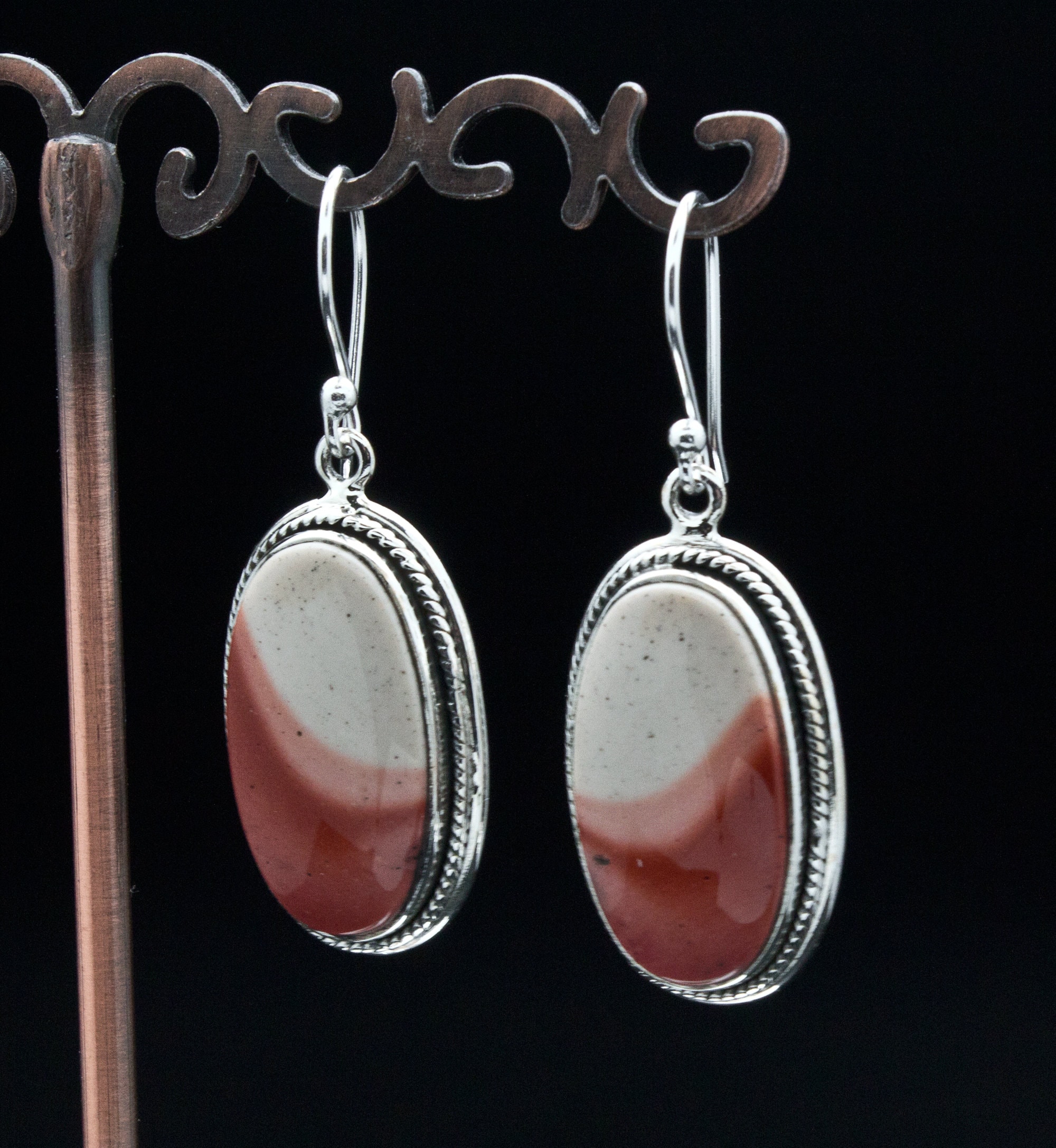 Sterling Silver Mookaite Earring