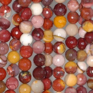 10mm Mookaite Gemstone Faceted Round Loose Beads 15 Inch Full Strand (80002045-a64) 10mm Mookaite Gemstone Faceted Round Loose Beads 15 Inch Full Strand (80002045-a64)