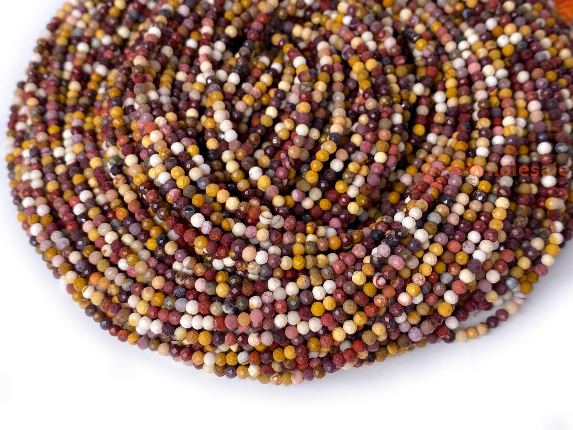 15.5" 2mm/3mm/4mm Natural Mookaite Round Faceted Beads, Tiny Mookaite Jasper Cube Micro Faceted Beads 15.5" 2mm/3mm/4mm Natural Mookaite Round Faceted Beads, Tiny Mookaite Jasper Cube Micro Faceted Beads