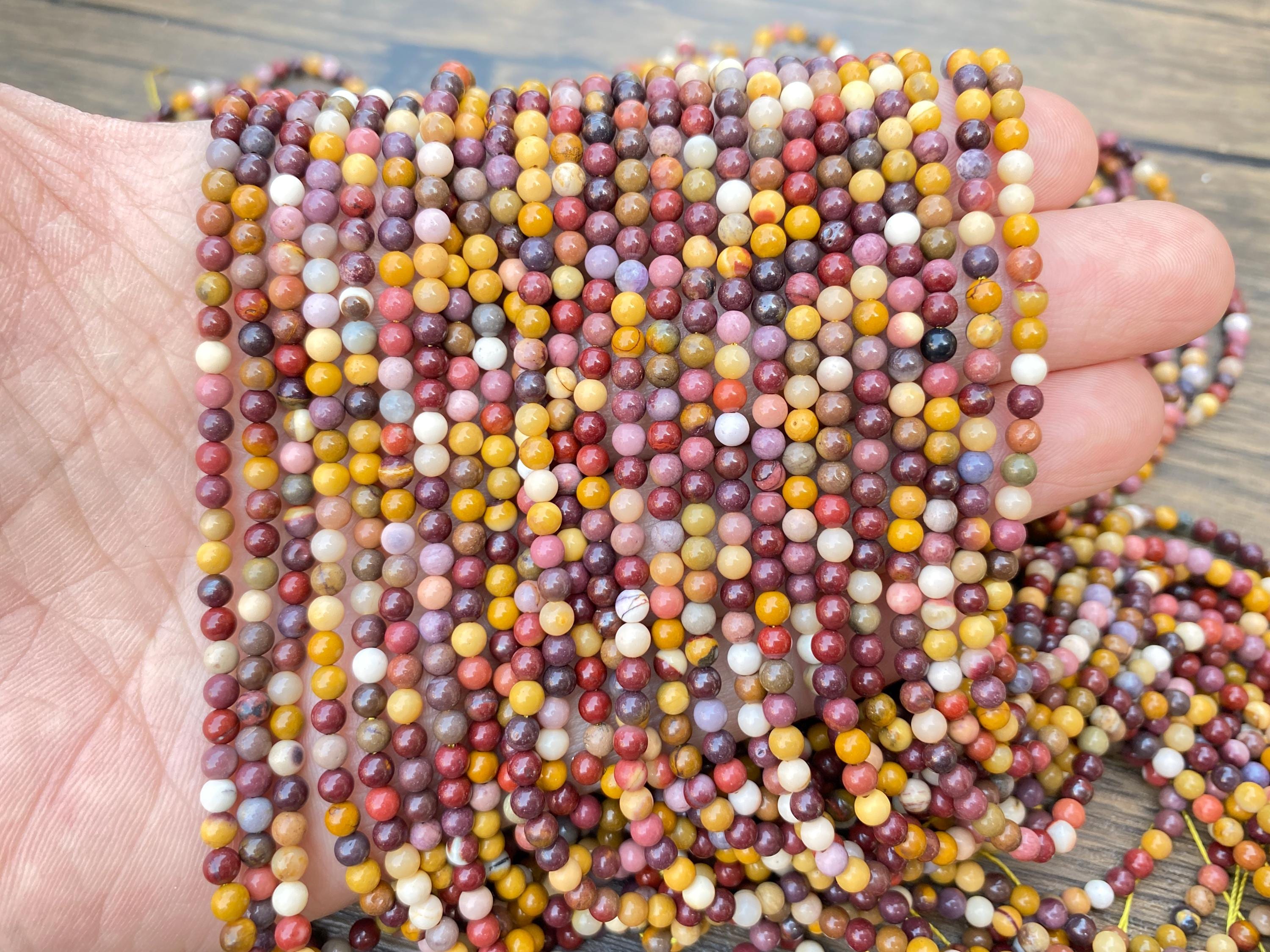 2mm/3mm/4mm Natural Gemstone Round Beads,mookaite Round Beads,gemstone Beads Necklace,crystal Beads,smooth Round Beads,for Jewelry Making.