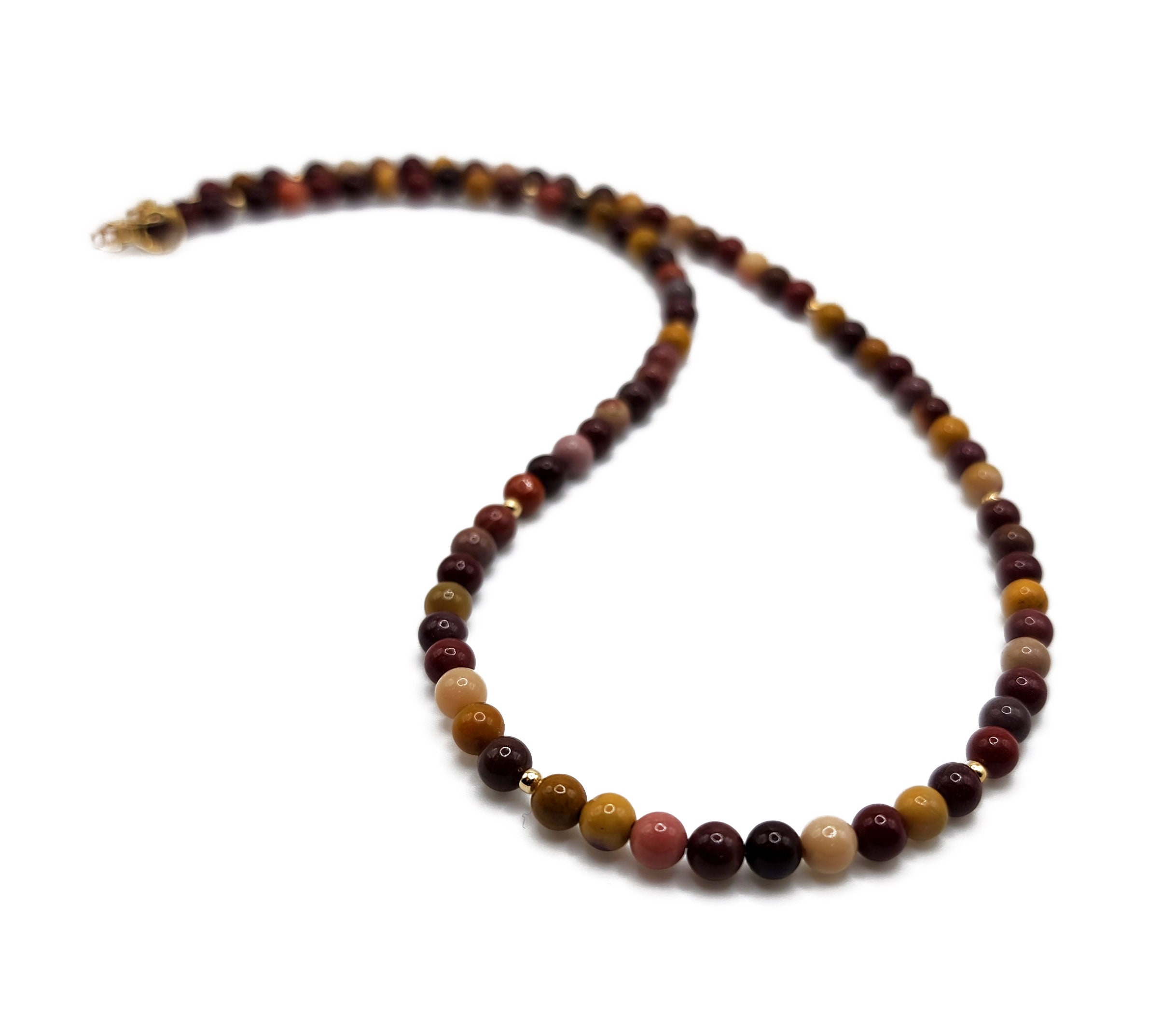 Mookaite Jasper Gemstone Choker Necklace Gold, Red Brown Gold Necklace, 16 Inch Necklace, Layering Necklace, Dainty Handmade Jasper Necklace Mookaite Jasper Gemstone Choker Necklace Gold, Red Brown Gold Necklace, 16 Inch Necklace, Layering Necklace, Dainty Handmade Jasper Necklace