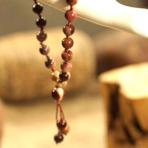 Mookaite Pocket Mala • 27+1 • 8mm • Resilience Stone • Worry Beads • Mini Mala • Jewelry Men • Quarter Mala • Gift All Occasions • 3811