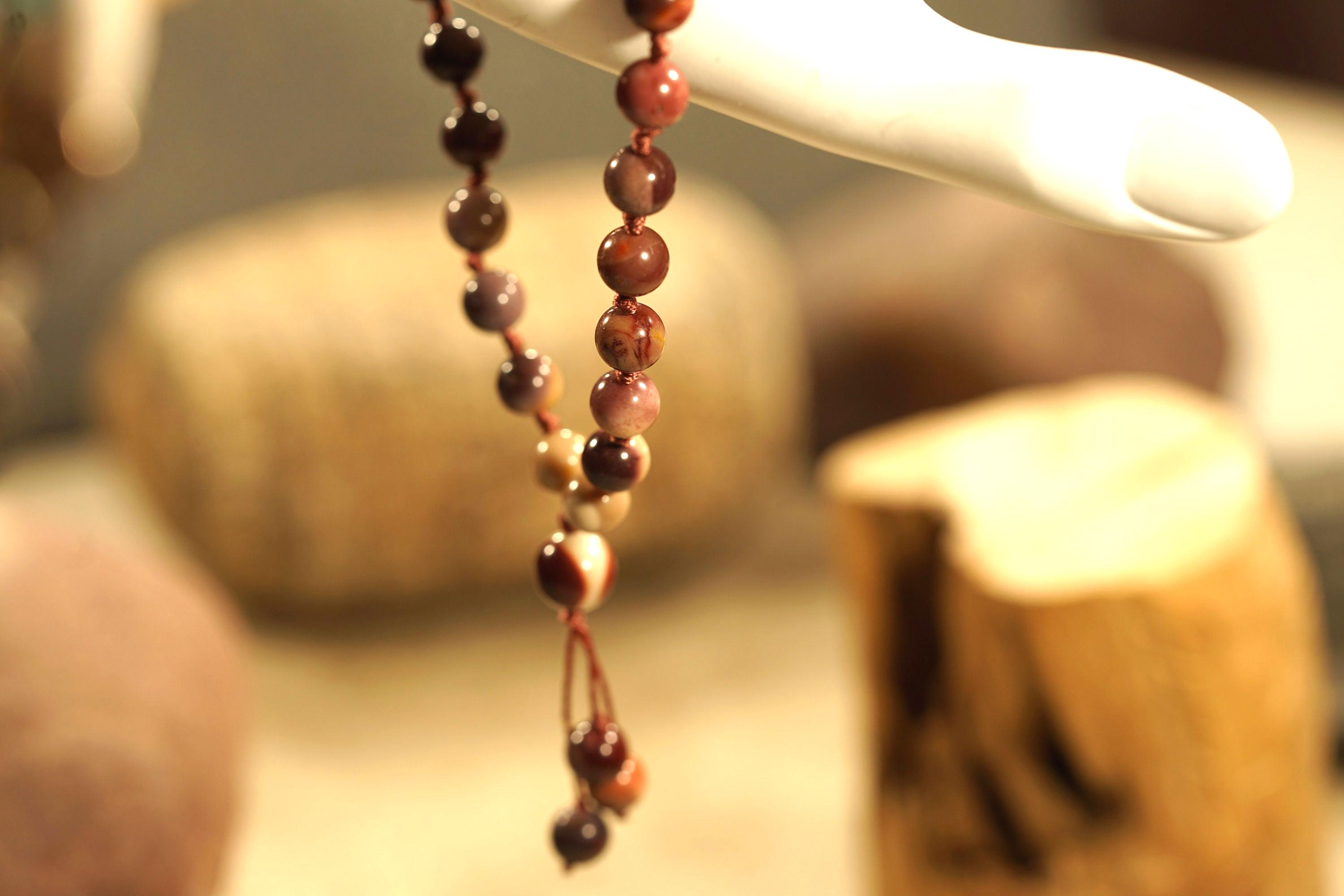 Mookaite Pocket Mala • 27+1 • 8mm • Resilience Stone • Worry Beads • Mini Mala • Jewelry Men • Quarter Mala • Gift All Occasions • 3811 Mookaite Pocket Mala • 27+1 • 8mm • Resilience Stone • Worry Beads • Mini Mala • Jewelry Men • Quarter Mala • Gift All Occasions • 3811