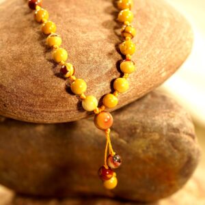 Mookaite Pocket Mala • 27+1 Bead Mala • 8mm • Mini Mala • Jewelry Men • Quarter Mala • Gift For Storyteller • Worry Beads • 3817