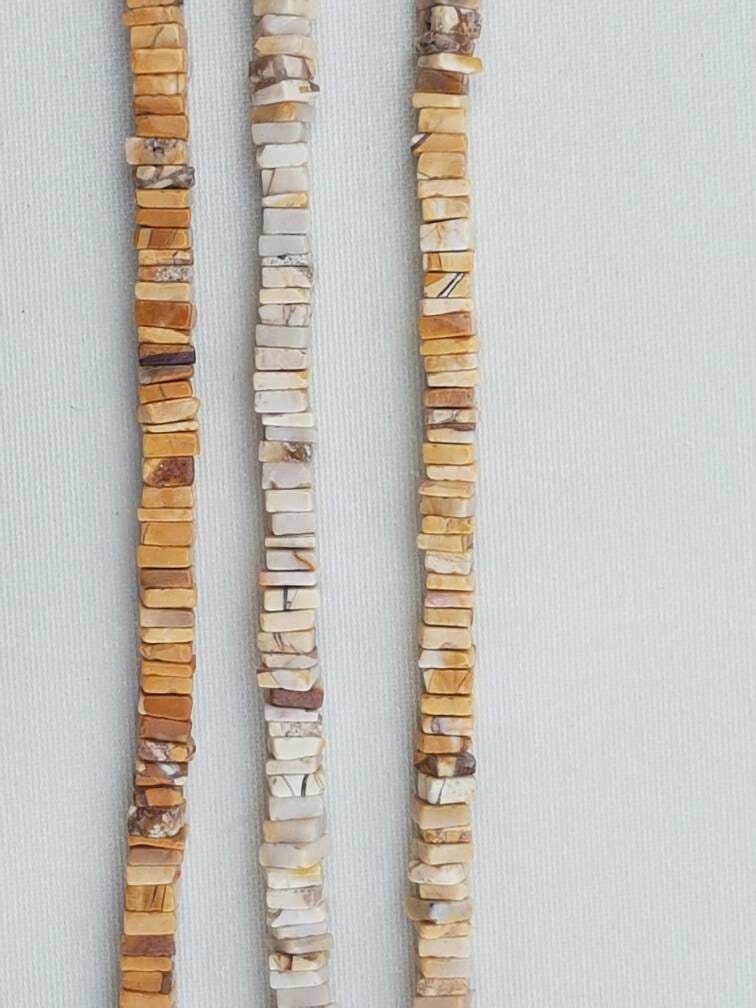 2 Strands Of Breccieated Mookaite Square Beads 4-6mm 8" 2 Strands Of Breccieated Mookaite Square Beads 4-6mm 8"