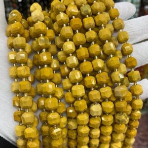 6mm 8mm Natural Mookaite Square Loose Beads,square Mookaite Diy Handmade Jewelry Making Beaded Accessories,15 Inches One Strand
