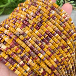 Natural 2x4mm Mookaite Flat Rondelle/heishi/disc Beads,crystals Tyre Shape Necklace/bracelets Gemstone Beaded,for Jewelry Making.