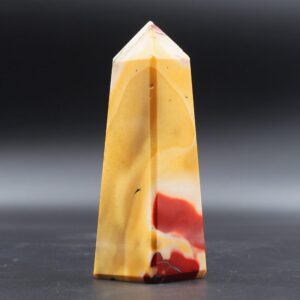 100MM Mookaite Jasper Obelisk: Chakra Balancing Crystal Decor 100MM Mookaite Jasper Obelisk: Chakra Balancing Crystal Decor