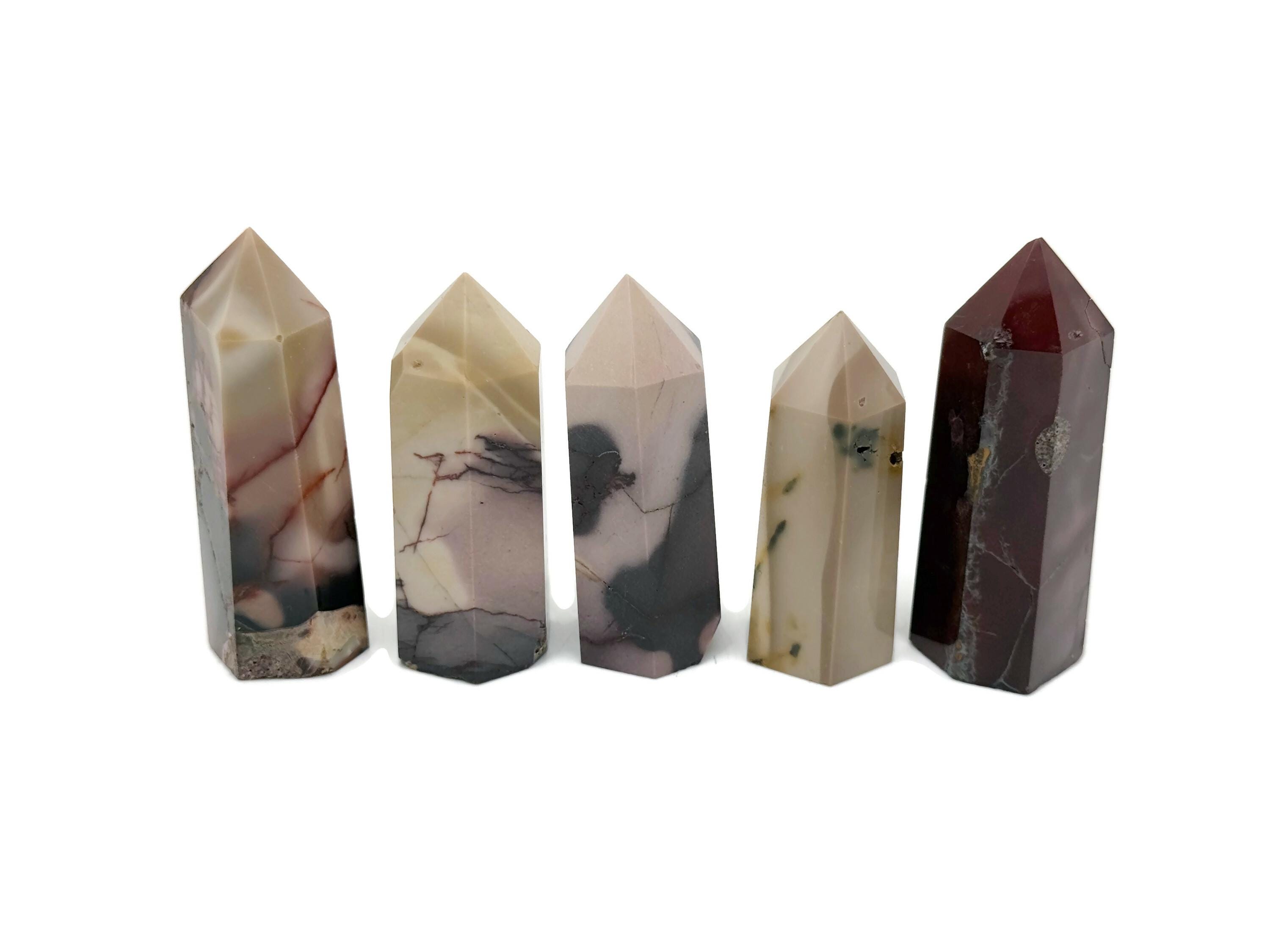 Mookaite Jasper Obelisk Tower Stone - Gemstone Tower - Meditation Gemstone - Crystal Gifts - Home Crystal Decor - Tw1115