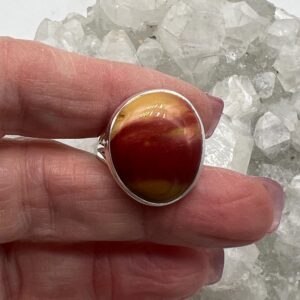 Mookaite Jasper Ring, Size 10 Mookaite Jasper Ring, Size 10