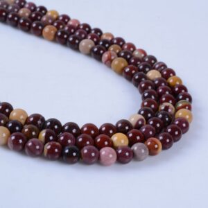4mm317 4mm Mookaite Jasper Round Ball Loose Gemstone Beads 16"