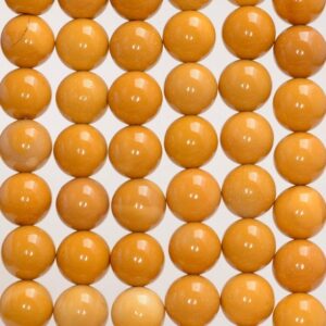 8mm Yellow Mookaite Gemstone Grade Aaa Yellow Round 8mm Loose Beads 7.5 Inch Half Strand (80003053 H-150)