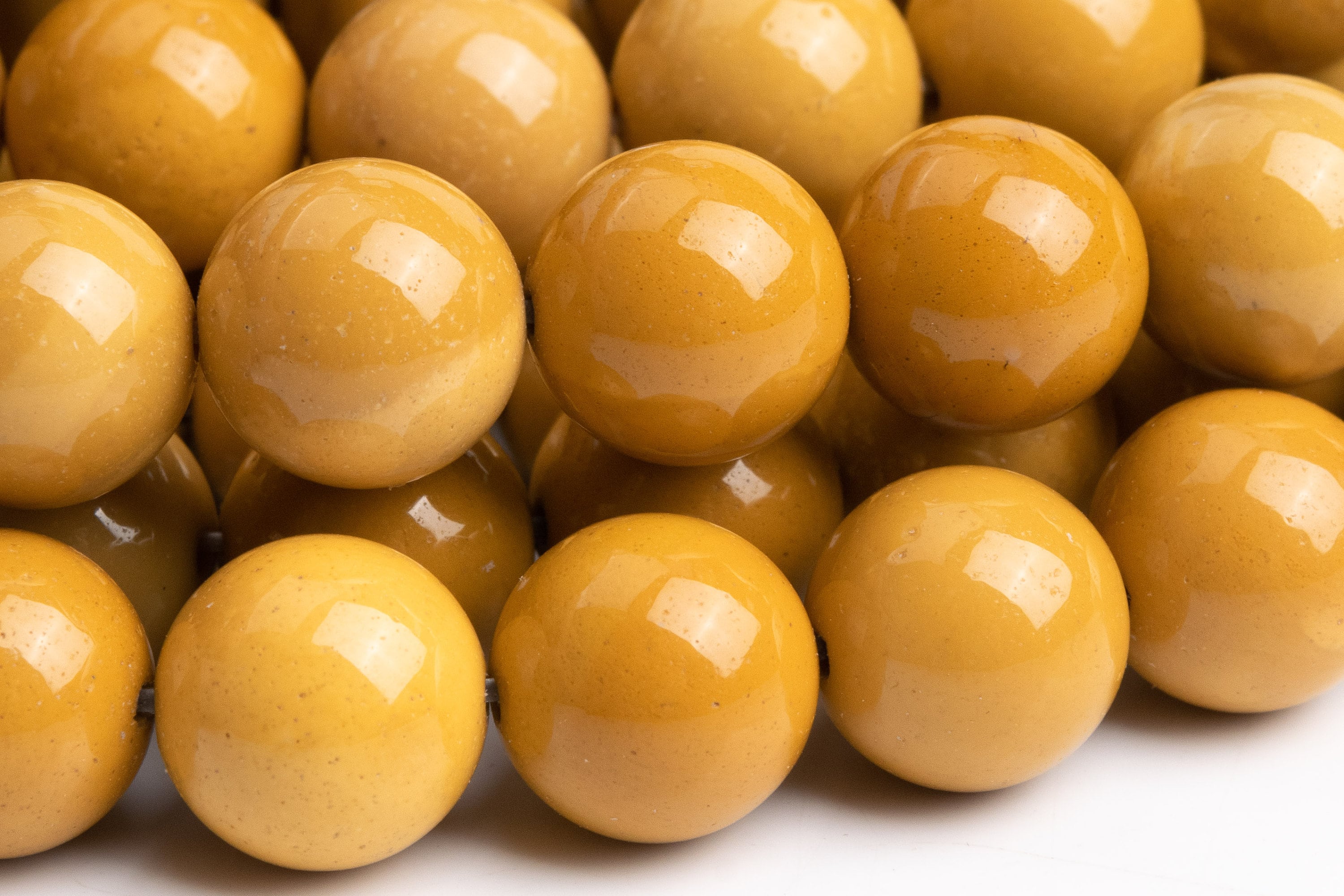 Genuine Natural Australian Yellow Mookaite Gemstone Beads 4mm 6mm 10mm Round Aaa Quality Loose Beads (103886)