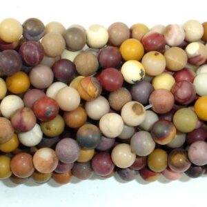 Matte Mookaite 6mm (6.8mm), Round Beads, 15 Inch, Approx. 58 beads, Hole 1mm (320054010)