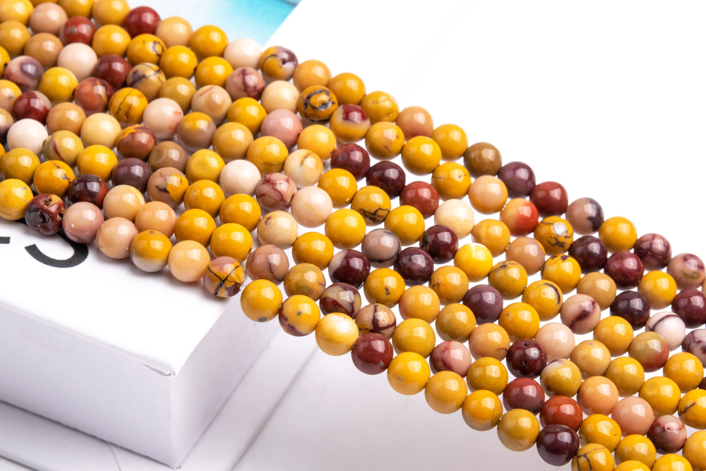 Natural Multicolor Mookaite Gemstone Grade Aaa Round 3mm 4mm 6-7mm 8mm 10mm 12mm 15mm Loose Beads