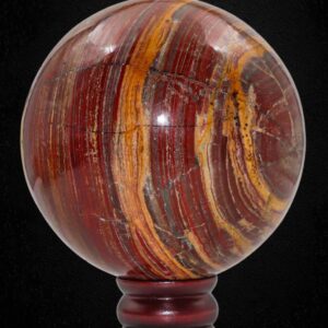 150MM Red Mookaite Jasper Sphere: Metaphysical Decor & Healing Crystal 150MM Red Mookaite Jasper Sphere: Metaphysical Decor & Healing Crystal