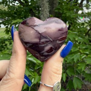 Mookaite Jasper, Mookaite Heart, Mookaite Jasper Heart