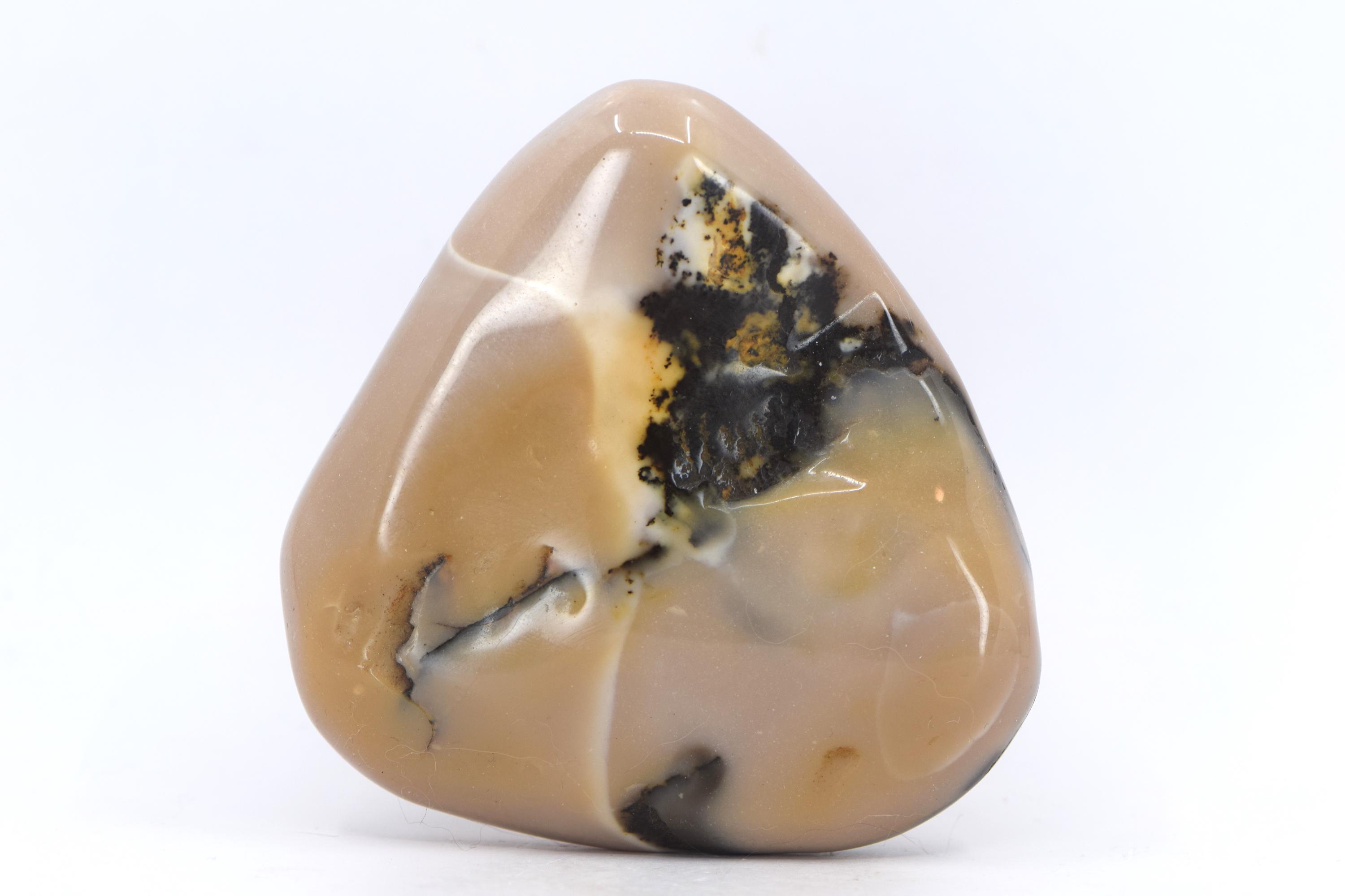 Large Brown & Yellow Mookaite Jasper Palm Stone Large Brown & Yellow Mookaite Jasper Palm Stone