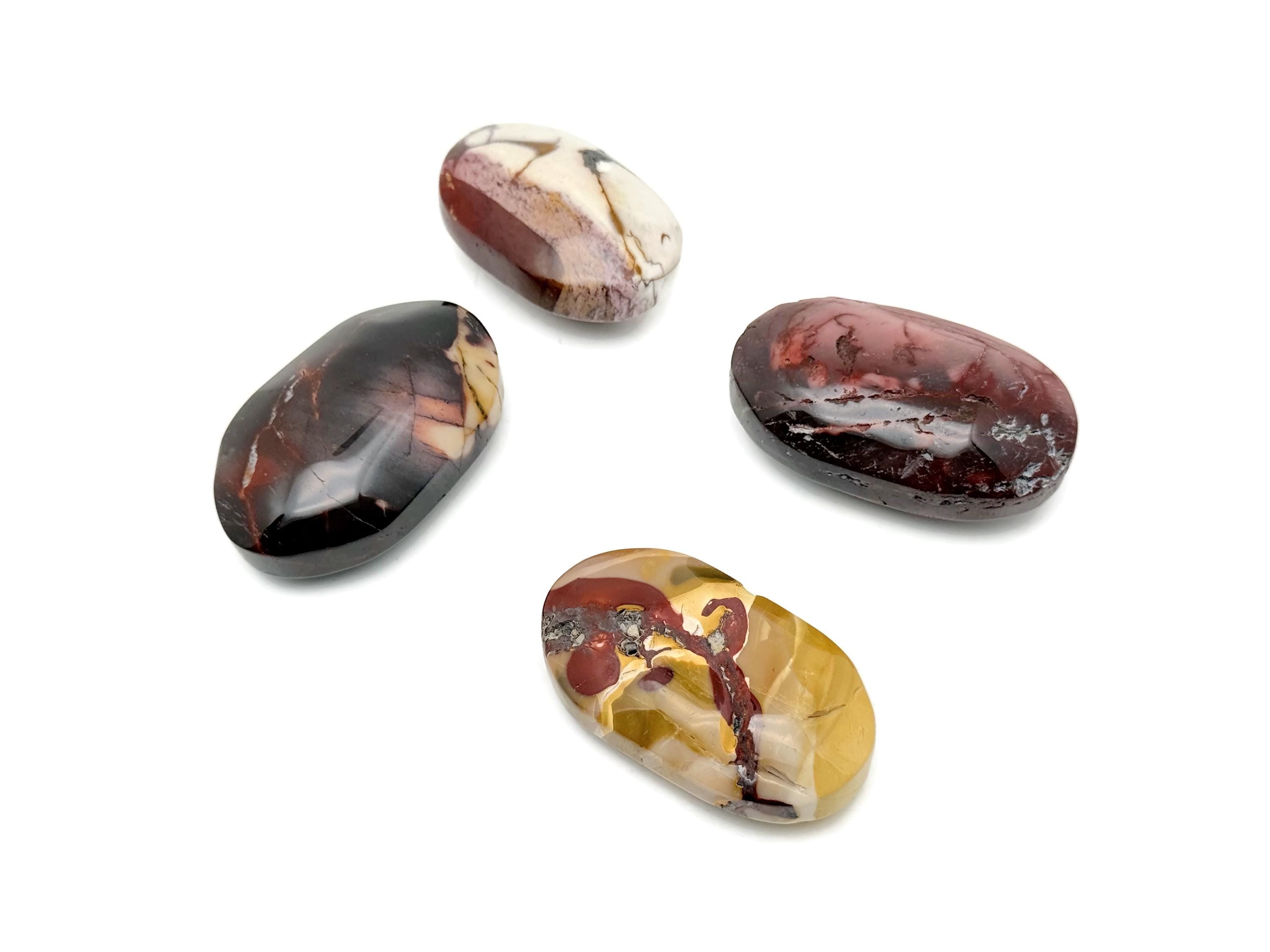 Mookaite Jasper Palm Stone – Spa Gemstone –natural Gemstone – Relaxing - Worry Stone - Energy Gemstone - Pa1059