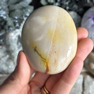 mookaite palmstone, palm stone