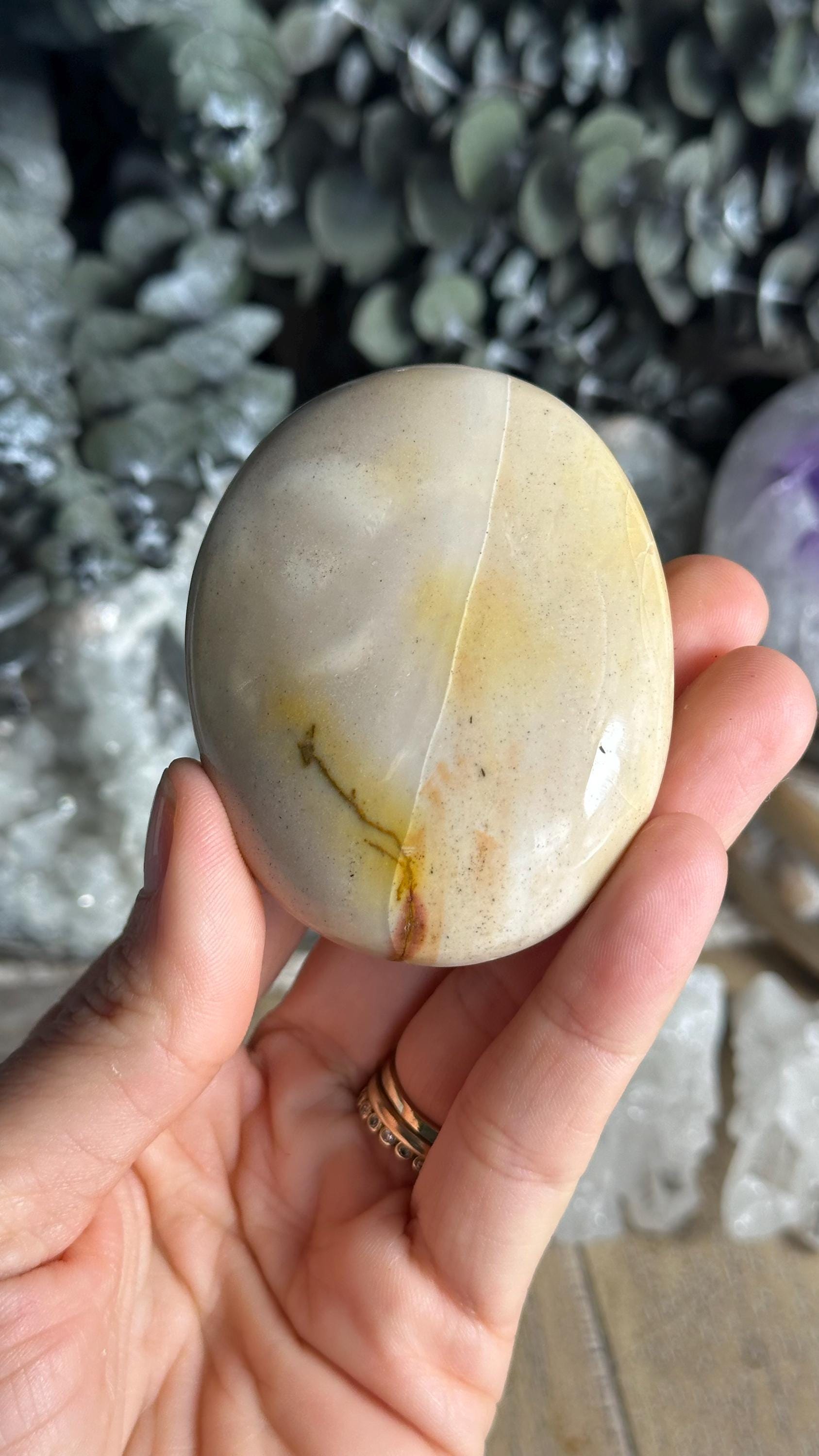 Mookaite Palmstone, Palm Stone