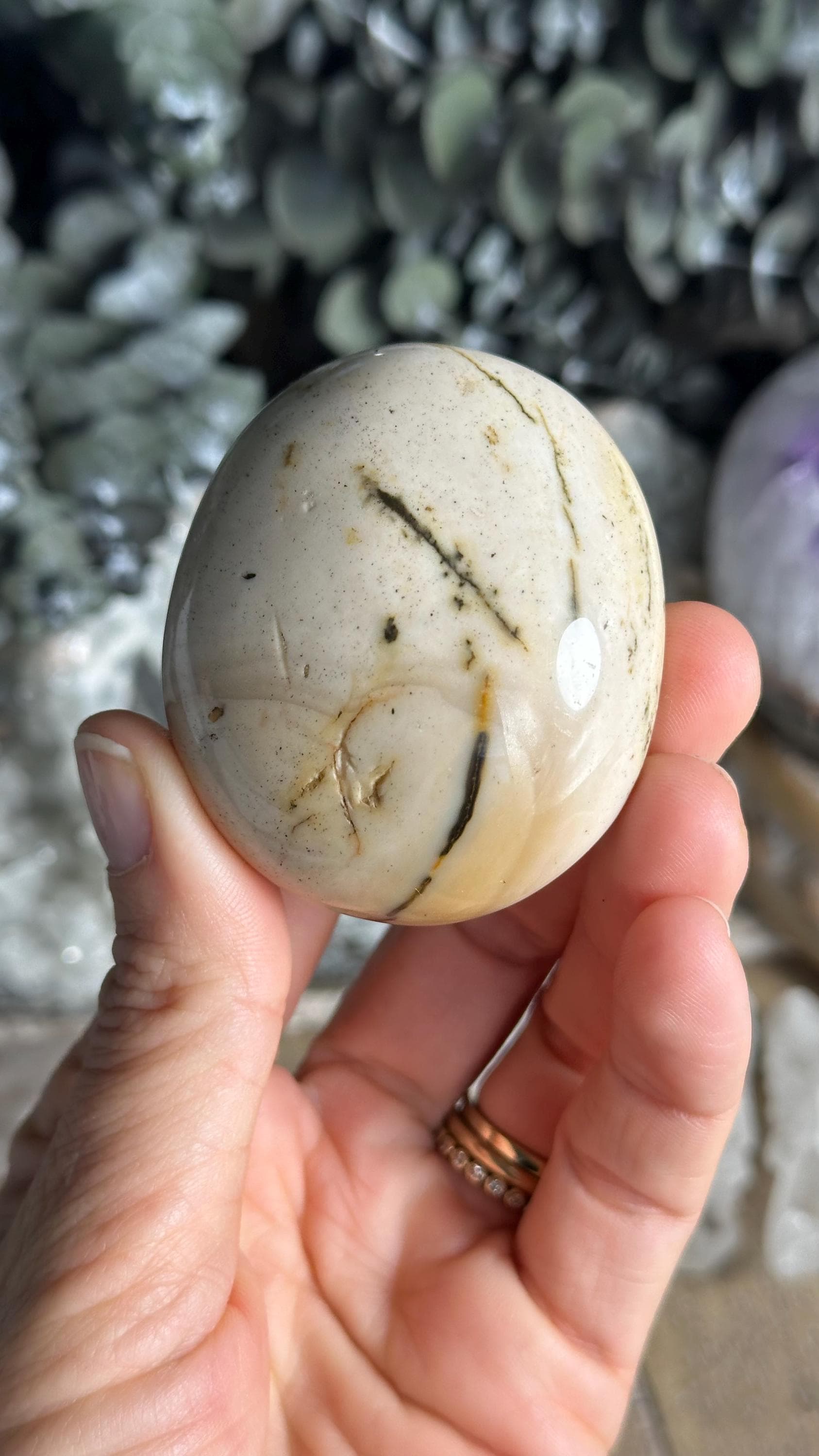 Mookaite Palmstone, Palm Stone