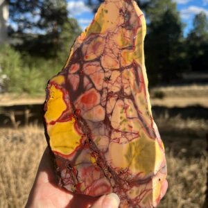 Polished Mookaite Jasper Lapidary Slab natural stone rare green