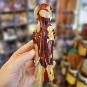 Praying Lady Carving, Mookaite, 12oz, Medium