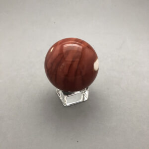 Red Mookaite Jasper Sphere (2")  For Root Chakra, Grounding, Protection, Crystal Magic, Crystal Grids, Crystal Collectors, Kundalini Energy