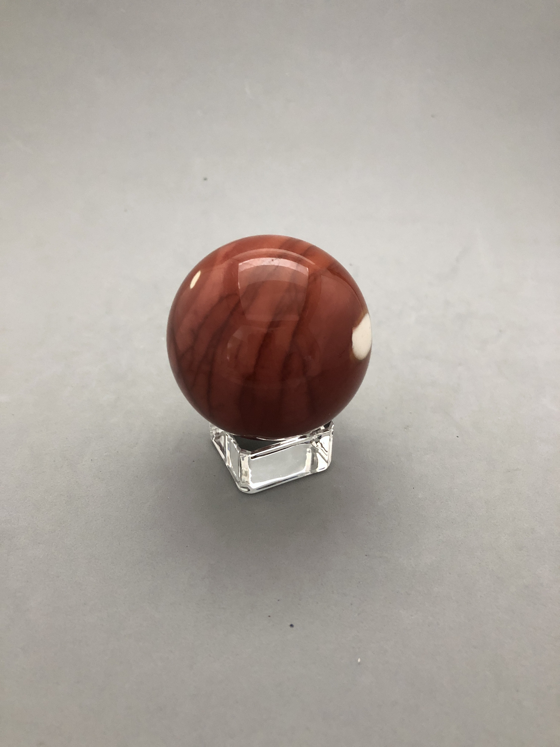Red Mookaite Jasper Sphere (2") For Root Chakra, Grounding, Protection, Crystal Magic, Crystal Grids, Crystal Collectors, Kundalini Energy Red Mookaite Jasper Sphere (2") For Root Chakra, Grounding, Protection, Crystal Magic, Crystal Grids, Crystal Collectors, Kundalini Energy