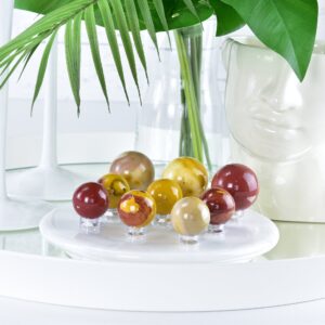 Mookaite Jasper Sphere: Australian Gemstone, Calming Decor (30/40mm)