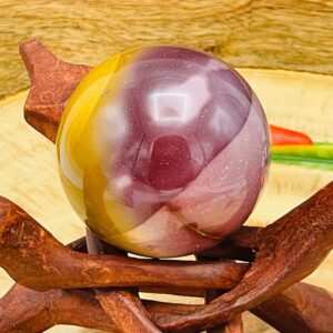 Mookaite Sphere, Mookaite Gemstone Ball, Stress Reliever, Healing Chakra, 50 - 60 mm