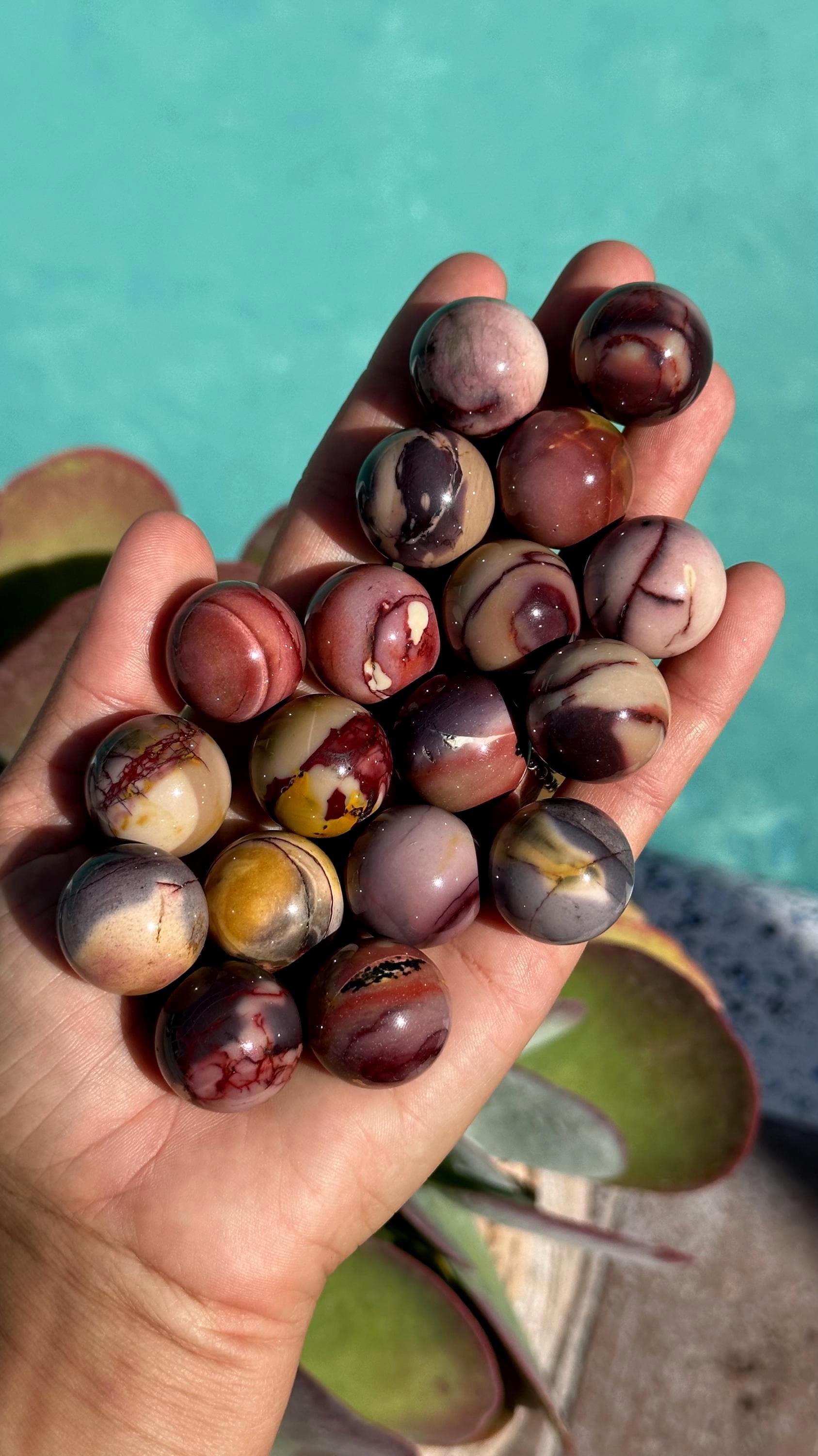 Mookaite Jasper Sphere: Small Crystal Stone Mookaite Jasper Sphere: Small Crystal Stone