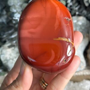XL mookaite palmstone, big heavy palm stone