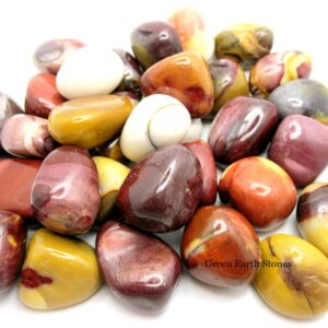 Mookaite Tumbled Stone, One, Metaphysical, Pocket Stone, Wire Wrapping, Artisan, Feng Shui, Rock Houd, Australia, Jasper