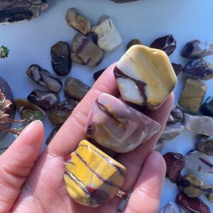 Polished Mookaite Jasper Tumbled Stone, Crystal Healing