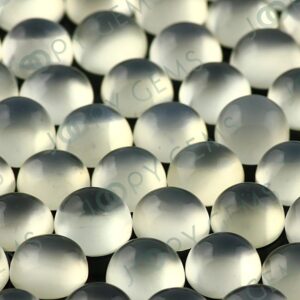 White Moonstone Cabochon 6mm Round - Per Stone White Moonstone Cabochon 6mm Round - Per Stone