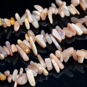 12-24x3-5MM Orange Moonstone Beads Stick Pebble Chip Grade A Genuine Natural Gemstone Loose Beads 7.5“ Bulk Lot Options (111256h) 12-24x3-5MM Orange Moonstone Beads Stick Pebble Chip Grade A Genuine Natural Gemstone Loose Beads 7.5“ Bulk Lot Options (111256h)