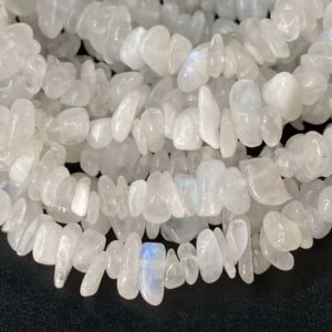 34" Moonstone 5x10mm Chips , Moonstone Small Chips Gemstone, Semi-precious Stone, White Color Small Diy Jewelry Beads, Gemstone Wholesaler 34" Moonstone 5x10mm Chips , Moonstone Small Chips Gemstone, Semi-precious Stone, White Color Small Diy Jewelry Beads, Gemstone Wholesaler