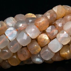 3-4MM Multicolor Moonstone Beads Faceted Cube Grade AAA Genuine Natural Gemstone Loose Beads 15"/7.5" Bulk Lot Options (111746) 3-4MM Multicolor Moonstone Beads Faceted Cube Grade AAA Genuine Natural Gemstone Loose Beads 15"/7.5" Bulk Lot Options (111746)