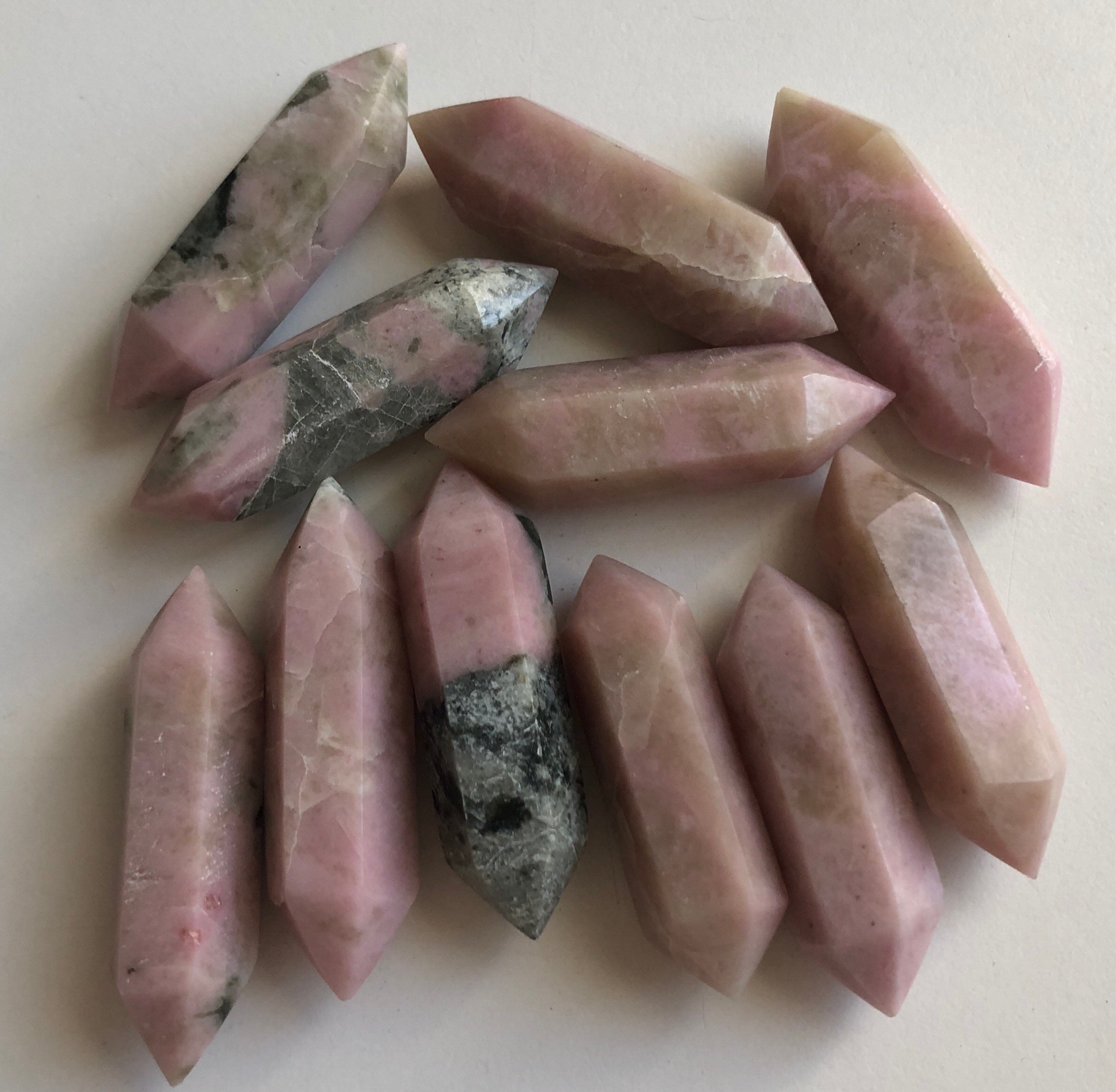 Polished Pink Moonstone Crystal Point: Healing Gemstone Polished Pink Moonstone Crystal Point: Healing Gemstone
