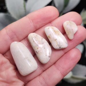 Belomorite Moonstone Crystal, Polished White Moonstone Specimen