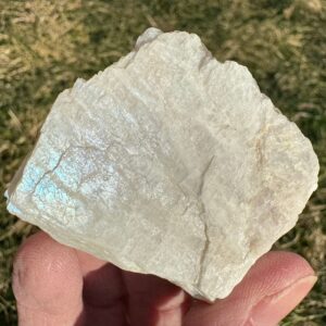 Blue Flash Moonstone: Raw Tanzanian Crystal, Gemini Zodiac #2