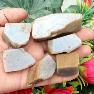 Gray Moonstone Rough Stone – Healing Crystal Specimen, June Birthstone