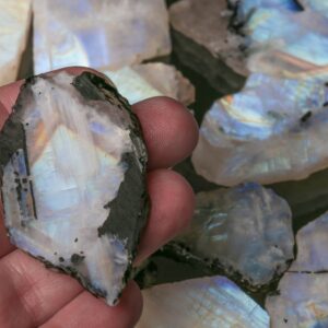 Large Top Quality Raw Moonstone Pieces, Rough Moonstone Slabs, June Birthstone, Bulk Raw Gemstones, Moonstone Crystal, XLMoon001