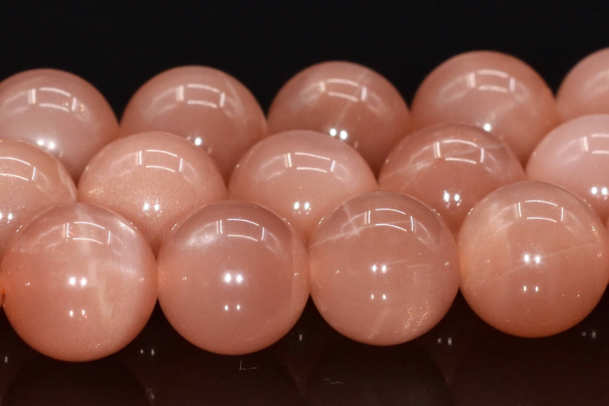 10mm Orange Moonstone Beads India Grade Aa+ Genuine Natural Gemstone Full Strand Round Loose Beads 15.5" Bulk Lot 1,3,5,10,50 (104074-1114)