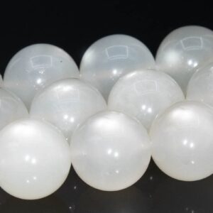 10MM White Flash Moonstone Beads Grade AAA Genuine Natural Gemstone Full Strand Round Loose Beads 15.5"/7.5" Bulk Lot Options (110756-3239)