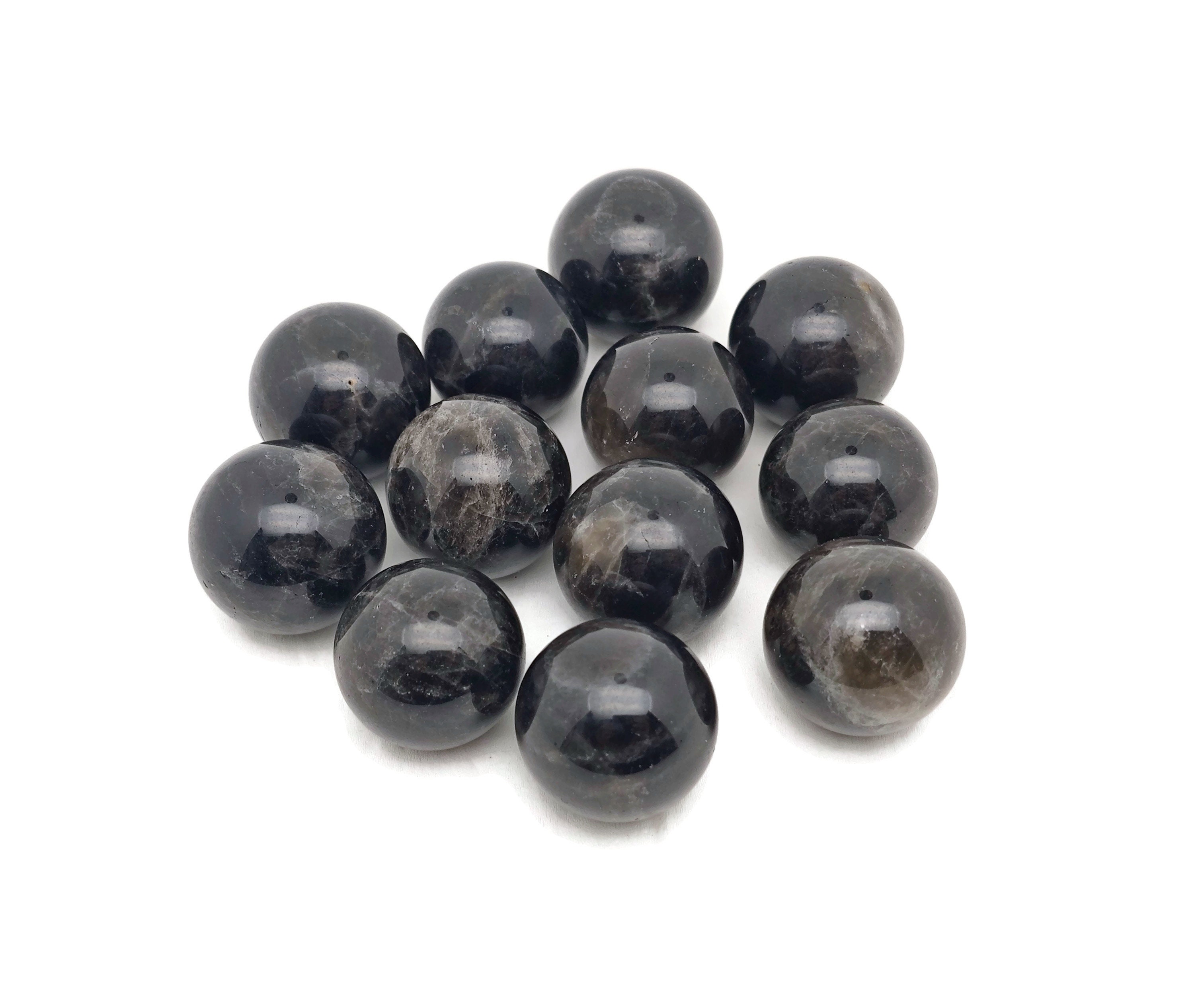 Black Moonstone Sphere Gemstone – Crystal Sphere - Healing Stone – Crystal Ball – Crystal Décor – 20-23mm - Sp1121