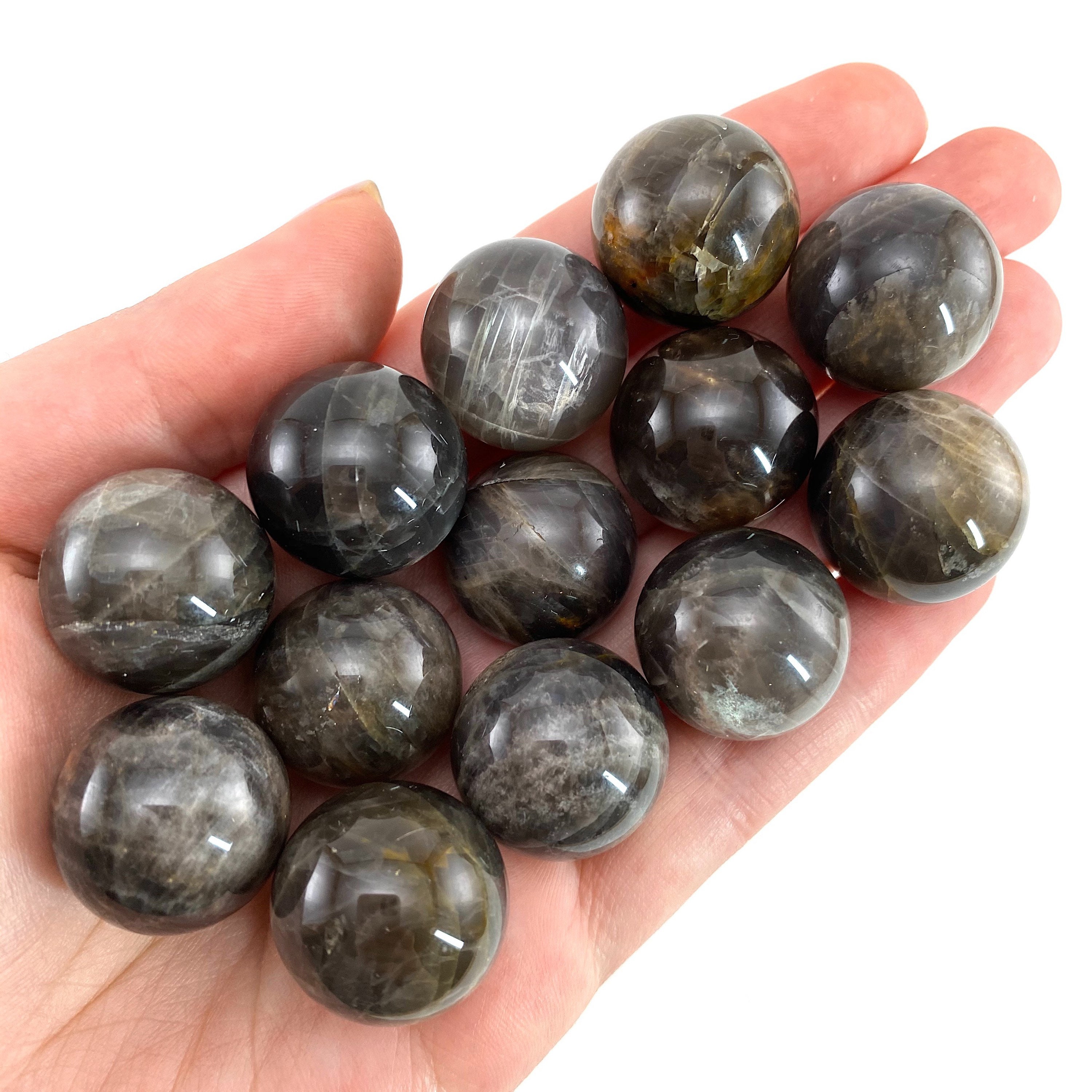 Grey Moonstone Sphere, Crystal Ball (20mm)